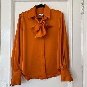 Equipment Femme French Bow Blouse
